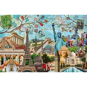 Big City Collage Puzzel (5000 stukjes, Stad, 14 jaar)