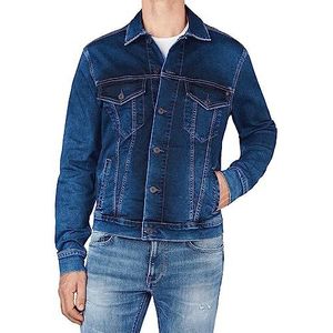 Pepe Jeans Pinner Denim Herenjas, Blauw (Denim-HI9)