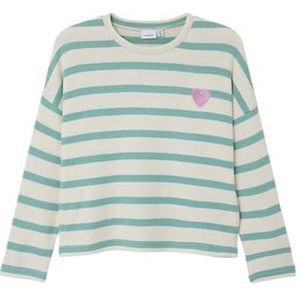 NAME IT Pull en tricot pour fille - Coupe droite, Wasabi, 158-164