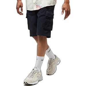 Urban Classics Cargoshorts voor heren met opgestikte zakken, shorts in vele kleuren, maten S - 5XL, Marine.