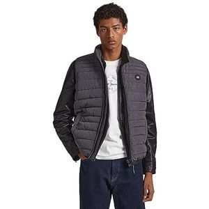 Pepe Jeans Gilet bouffant pour homme Balle Gillet Marl, Gris, S