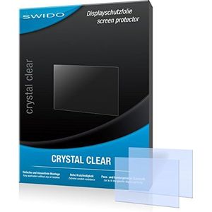 SWIDO 2x Y024504 Crystal Clear displaybeschermfolie voor Rollei Compactline 750 camera