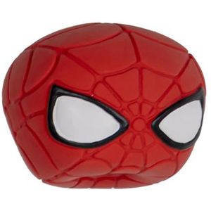 CERDÁ LIFE'S LITTLE MOMENTS Marvel Hondenspeelgoed rood en zwart Spider-Man gezicht patroon afmetingen 8x7x8cm latex speelgoed origineel product ontworpen in Spanje