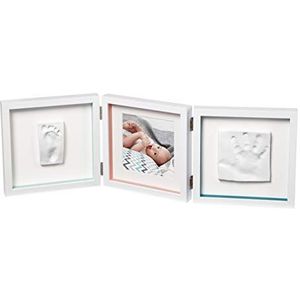 Baby Art Essentials 3-delige fotolijst met voet- of handafdruk van de baby, mooie herinnering of cadeau, afmetingen: 20 x 51 x 17 cm en rechthoekig, essentieel