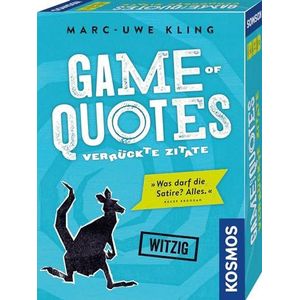 Game of Quotes - Gekke citaten: voor 3 - 6 spelers vanaf 12 jaar