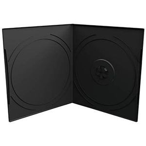 Prodye - DVD-box voor 1 CD / DVD klein 50 eenheden, zwart