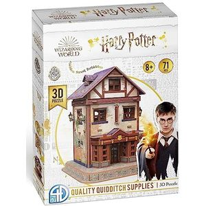 Asmodee 4D CWL, Harry Potter 3D-puzzel: de accessoirewinkel van Zwerkbal, 3D-puzzel, leeftijd: 8+, 1 speler, speeltijd: 120 MIN HPP51068