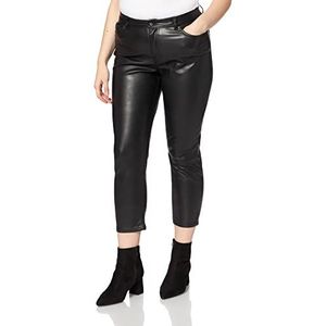 Vero Moda Vmbrenda HR Straight Pl Pant Color Mous Vrouwen, zwart.