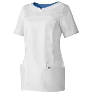 BP 1700-485-2106 Sac à enfiler pour femme, coupe moderne, 50% coton/50% polyester, blanc/bleu azur, taille Mn