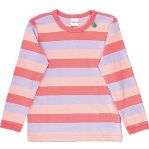 Fred's World by Green Cotton Multi Stripe T-shirt voor meisjes, meerkleurig (koraal 016164001), 110, meerkleurig (Coral 016164001)