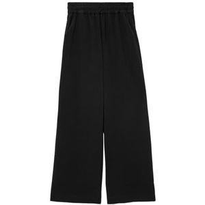 s.Oliver 2149567 Twill broek met wijde pijpen voor meisjes, 9999 Zwart, 176