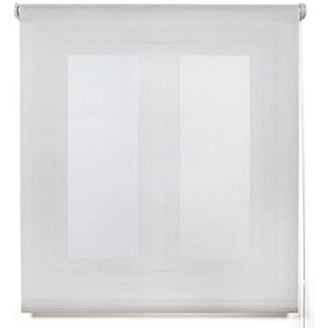 Blindecor Belmont Rolgordijn van lichtdoorlatende stof, 130 x 180 cm, zilverkleurig