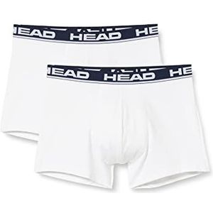 HEAD Basic boxershorts voor heren, Wit.
