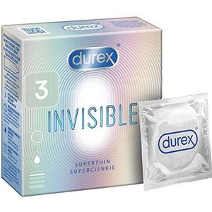Durex Invisible Extra Thin Extra Sensitive Lot de 3
