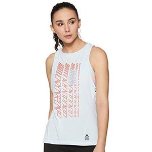 Reebok RC AC + katoenen tanktop voor dames, Glasblu