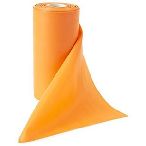 Bandes de résistance longues, bandes de thérapie physique d'entraînement de force, bande élastique de 1,5 m pour pilates, bande d'étirement de yoga, parfait pour l'exercice domestique, orange