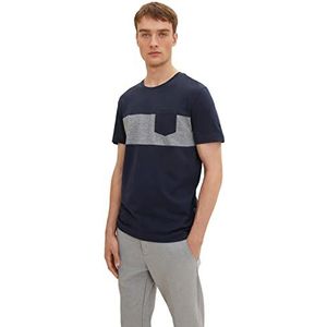 TOM TAILOR T-shirt heren 28129 lichtblauw, 3XL, 28129, lichtblauw