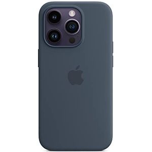Apple Siliconen hoes met MagSafe (voor iPhone 14 Pro) lichtblauw​​​​​​