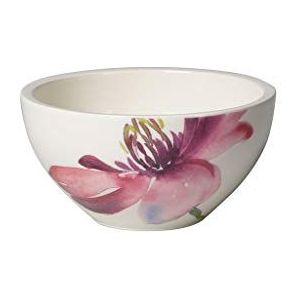 Villeroy en Boch - Artesano Flower Art kom, kom met kleurrijke bloemendesign van premium porselein, vaatwasmachinebestendig, 14 cm