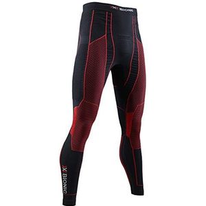 X-BIONIC Moto Energizer 4.0 Pants heren – broek – Moto Energizer 4.0 Pants heren – heren, Opaal Zwart/Signaal Rood