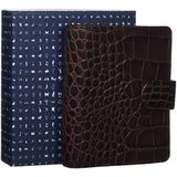 Filofax 26014 Croc Pocket Classic Organizer Chestnut