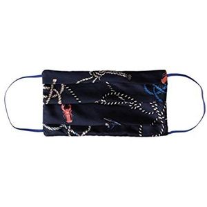 Codello Masker met koord motieven van zijde met koord motieven, marineblauw, 1 stuk (1 stuk) dames, marineblauw, 1 stuk (1 stuk), Navy Blauw