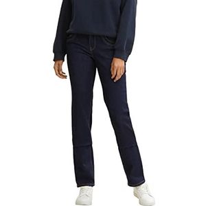 TOM TAILOR Dames 20622022 Alexa Straight Jeans, 10138 - Rinsed Blue Denim (Nieuw)