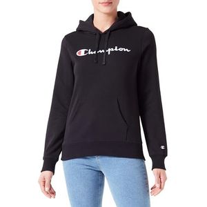 Champion Legacy Icons W Spring Terry Sweatshirt met capuchon voor dames, zwart.