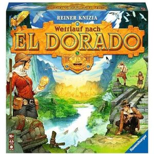 Ravensburger 26457 - Wettlauf naar El Dorado '23, strategiespel, spel voor volwassenen en kinderen vanaf 10 - takspel geschikt voor 2-4 spelers