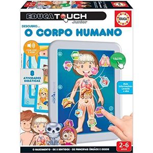 Educa Touch Junior O Corpo Human | Descobrirão as different parts do Corpo, apderão quais são os 5 sens, hoofdbeer, orgèos e wie het om baby geen baarmoeder vormt. Portugees (18406)