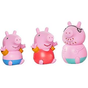 Toomies Tomy Peppa, Papa Pig, Peppa & George, baby's, badspeelgoed spelen in het water, geschikt voor kinderen van 18 maanden, 2, 3 en 4 jaar, E73159, roze