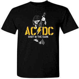 AC/DC - Shot In The Dark (Organic herenshirt zwart) duurzaam geproduceerd biologisch katoen, zwart.