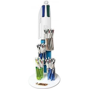BIC 4 kleuren Family – display met 48 pennen