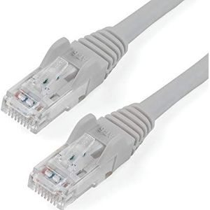 StarTech.com Cat6 Gigabit UTP-netwerkkabel zonder stekker, 7 m, RJ45 ethernet-kabel, stekker op stekker, grijs (N6PATC7MGR)