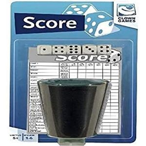 Clown Dobbelset+Scoreblok Blk.