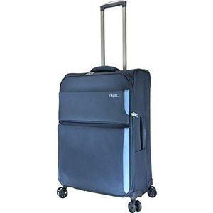 ALPINI Arizona 2.0 zachte koffer, versterkte structuur, Blauw (blauw), Koffer
