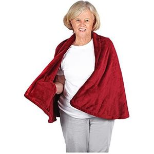 Granny Jo Products Fleece cape voor dames, grijs, Large-X-Large