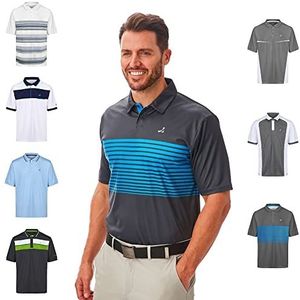 Under Par Golf-poloshirt voor heren, in 8 stijlen en 18 kleuren