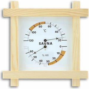 TFA 40.1008 thermo-hygrometer voor sauna, synthetische cheveu