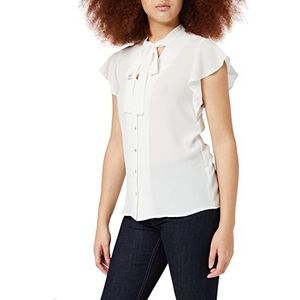 Koton dames blouse met strik, wit (001)