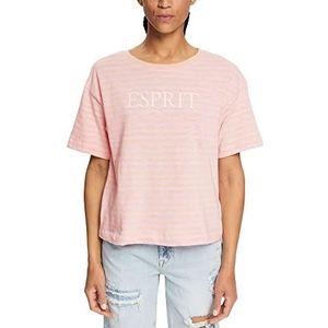 Esprit 052ee1k356 T-shirt voor dames, 690/lichtroze.