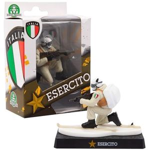 Giochi Preziosi Italiaans leger - figuur van 8 cm met Alpine in actie, zeer gedetailleerd, zowel in uniform als in divisie, voor kinderen vanaf 3 jaar, Eer20200