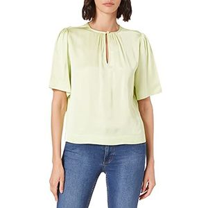 Scotch & Soda Dames top in boxy fit met V-hals blouse, 1081 Seaweed