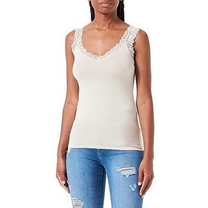 VERO MODA Vmrosa Sl Top Jrs Noos Damestop, Pumice Stone