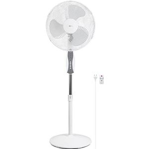 Statiefventilator - 40cm - Incl. afstandsbediening - Met timer - 4 Standen