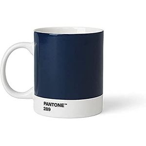 Pantone - Mok, koffie-/theekopje, fijn porselein (keramiek), 375 ml, donkerblauw