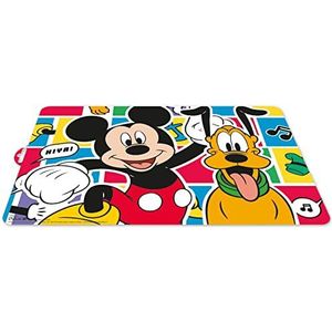 ALMACENESADAN 2332; individuele lens-tafelkleed, Mickey Mouse, product van kunststof; afmetingen: 43 x 29 cm