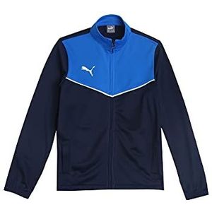PUMA Individueel trainingspak voor jongens, Citroenade-Peacoat elektrisch blauw