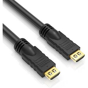 PureLink PI1005-150 High Speed HDMI verbindingskabel (2K FullHD (1080p), Ethernet), HDMI-A stekker naar HDMI A-stekker, halogeenvrij, 15,0m, zwart