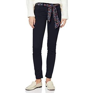 TOM TAILOR Denim dameslegging met knopen, 10668 - Sky Captain Blue